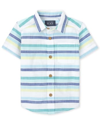 Daddy and me matching button up shirts
