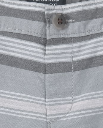 Short chino rayé pour bébés et tout-petits garçons