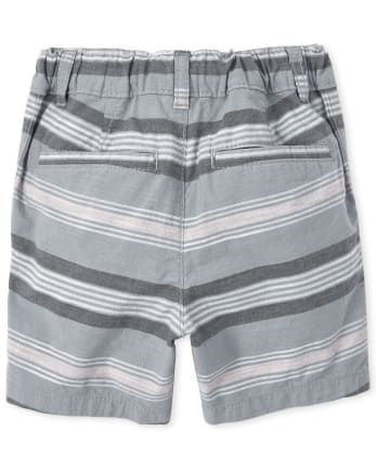 Short chino rayé pour bébés et tout-petits garçons