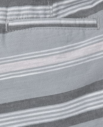 Short chino rayé pour bébés et tout-petits garçons