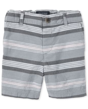 Short chino rayé pour bébés et tout-petits garçons