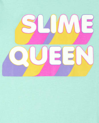 Girls Slime Queen Graphic Tee