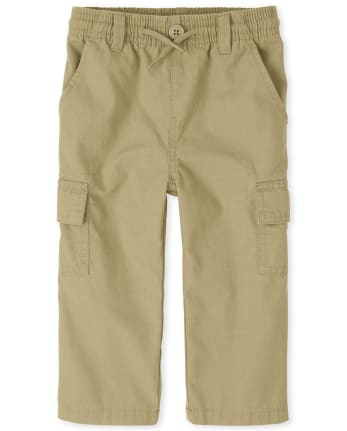 Pantalones cargo tipo uniforme para bebés y niños pequeños