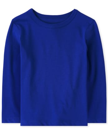 Camiseta básica con capas de uniforme para bebés y niños pequeños, paquete de 4