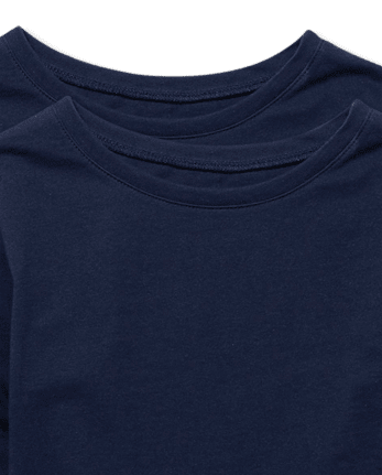 Lot de 2 t-shirts superposés de base pour filles