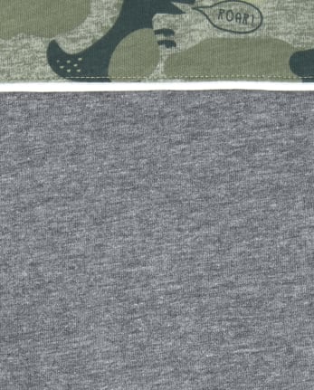Baby And Toddler Boys Camo Dino Outfit Set