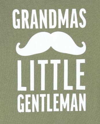 Body graphique Grandma's Gentleman pour bébé garçon