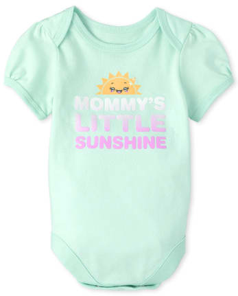 Baby Girls Mommy's Sunshine Graphic Bodysuit