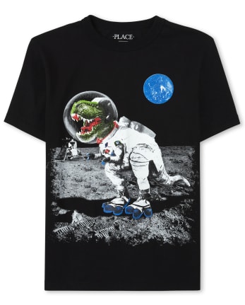 Camiseta con gráfico Space Dino para niños