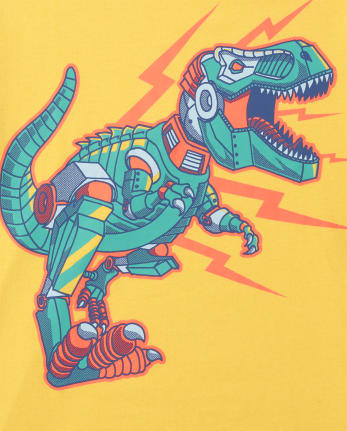 Camiseta con gráfico Dino Robot para niños