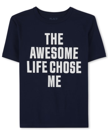 Boys Awesome Life Graphic Tee