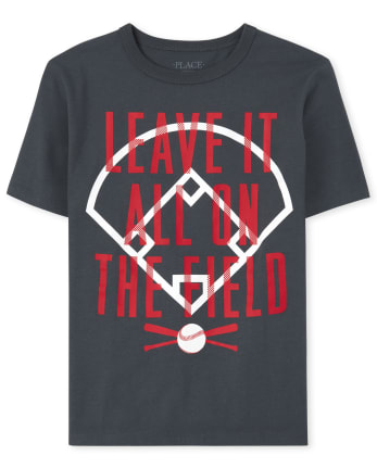 Boys Baseball Graphic Tee