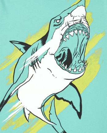 Boys Shark Graphic Tee