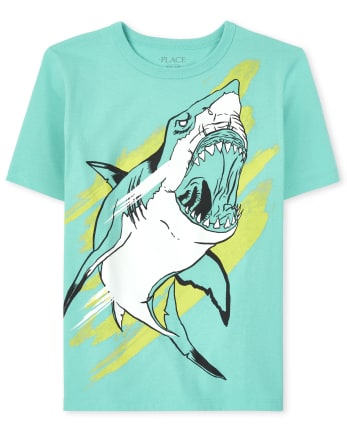 Boys Shark Graphic Tee