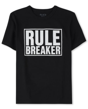 Boys Dad And Me Rule Breaker Matching Graphic Tee
