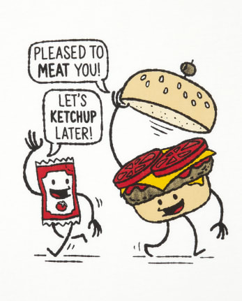 Boys Hamburger Graphic Tee