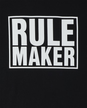 Camiseta gráfica a juego Dad And Me Rule Maker para hombre
