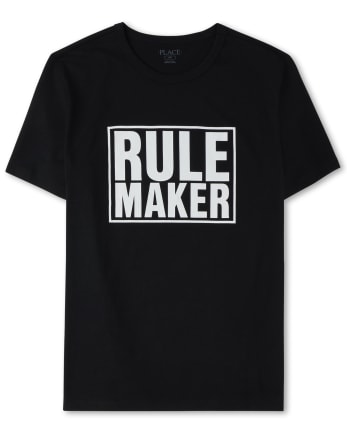 Camiseta gráfica a juego Dad And Me Rule Maker para hombre