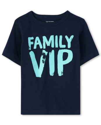 Camiseta estampada VIP para bebés y niños pequeños