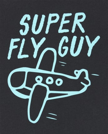 Baby And Toddler Boys Fly Guy Graphic Tee