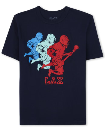 Boys Lacrosse Graphic Tee