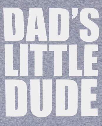 Baby and Toddler Boys Dad's Little Dude Graphic Tee