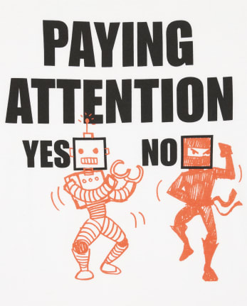 Boys Paying Attention Graphic Tee