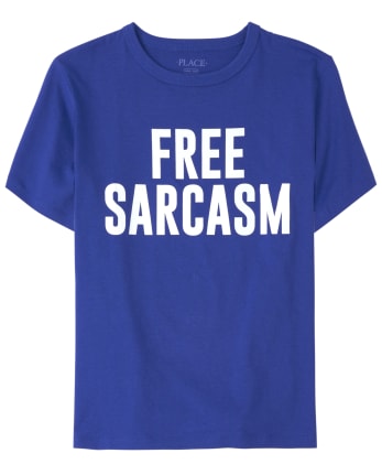 Boys Free Sarcasm Graphic Tee