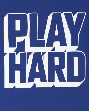 Camiseta estampada Boys Play Hard