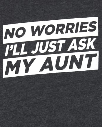 Baby And Toddler Boys Aunt Graphic Tee