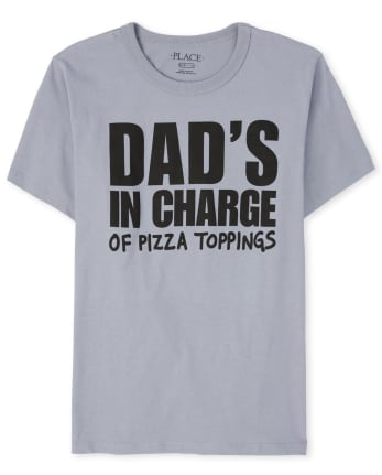Camiseta estampada Dad's In Charge para niños