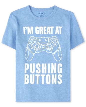 Camiseta con gráfico de videojuegos para niños