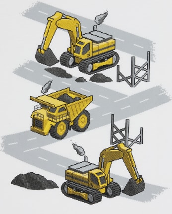 Baby And Toddler Boys Construction Truck Graphic Tee