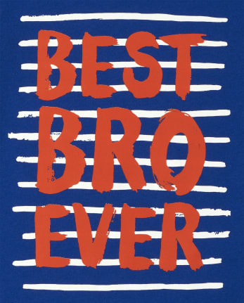 Baby And Toddler Boys Best Bro Ever Graphic Tee