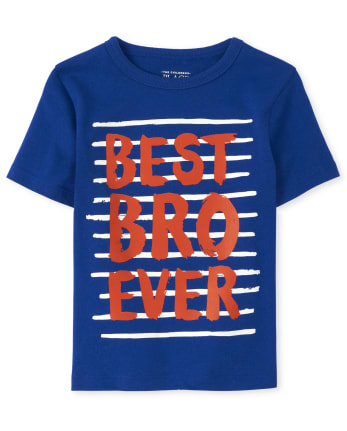 Baby And Toddler Boys Best Bro Ever Graphic Tee