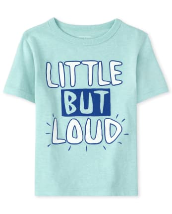 Baby And Toddler Boys Little But Loud Graphic Tee