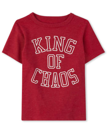 Baby And Toddler Boys King Of Chaos Graphic Tee