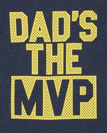Baby And Toddler Boys Dad MVP Graphic Tee