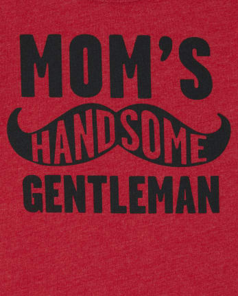 Baby And Toddler Boys Mom's Gentleman Graphic Tee