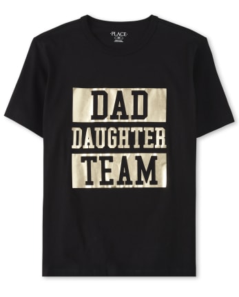 Mens Matching Family Foil Team Graphic Tee