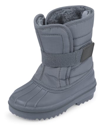 Toddler Boys Snow Boots | The Children's Place - GRAY STEEL