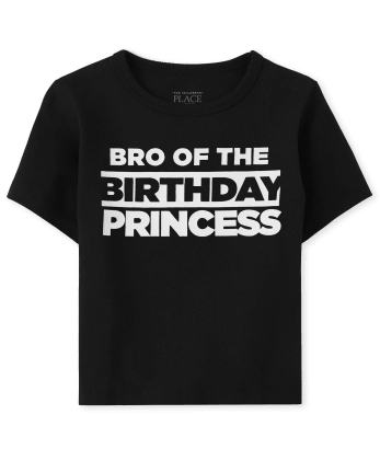 Camiseta gráfica de cumpleaños familiar a juego para bebés y niños pequeños