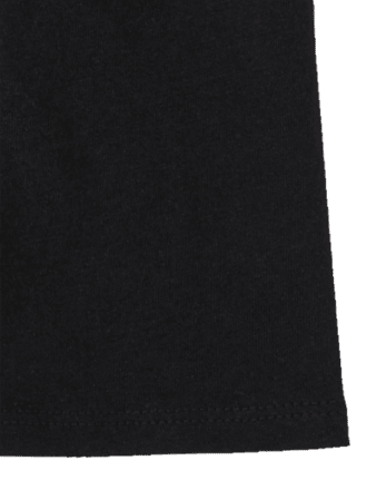 Camiseta gráfica de cumpleaños familiar a juego para bebés y niñas pequeñas - BLACK