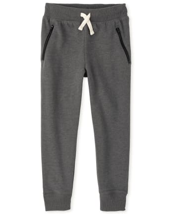 Dynamic Fleece Zip-Pocket Sweatpants for Girls