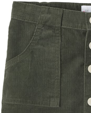 Girls Pocket Cord Skirt