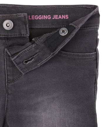 Jegging en denim tricoté ultra doux pour fille