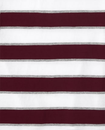 Boys Striped Jersey Polo