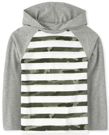 The Childrens Place Baby Boys Stripe Hoodie