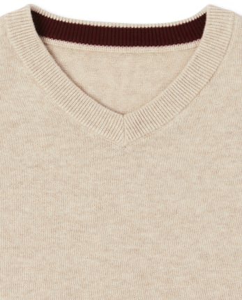 Suéter con cuello en V para niños