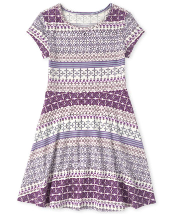 Girls Print Everyday Dress